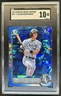 2022 Bowman Sapphire Colson Montgomery Chrome 1st #BCP-71 White Sox SGC 10