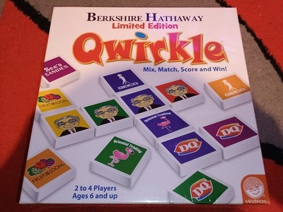 Berkshire Hathaway Qwirkle Tile Game Mindware Limited Edition Still Sealed 