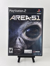 Area 51 (Sony PlayStation 2, 2005) PS2 CIB w/ Manual & Reg Card Tested Working