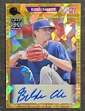 Bubba Chandler #ed 1/3 Leaf Pro Set Gold Cracked Ice XRC #PA-BC1