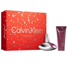 NEW Calvin Klein Euphoria 2pc Gift Set For Women, 50ml EDP + 100ml Body Lotion