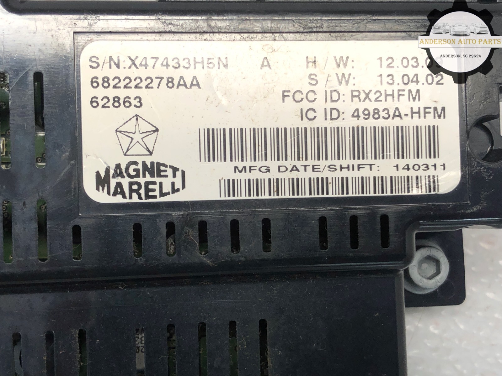 2014-2017 MASERATI QUATTROPORTE TELEMATICS COMMUNICATION CONTROL MODULE OEM