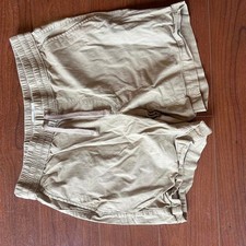 Sonoma Goods For Life Mens Tan Cargo Shorts Adjustable Waist Khaki Summer