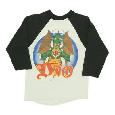 Vintage DIO T-Shirt 1985 Rare Raglan Shirt Size Medium