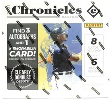MLB Panini 2021 Chronicles Baseball Trading Card HOBBY Box [6 Packs]