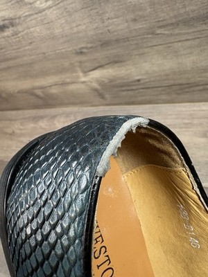 J.M. WESTON Genuine Alligator Shoes Made In France Mens Size EU 46
