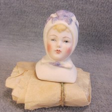 Bonet Head Doll by Artist MK Brouse Vintage Bisque w Arms Legs