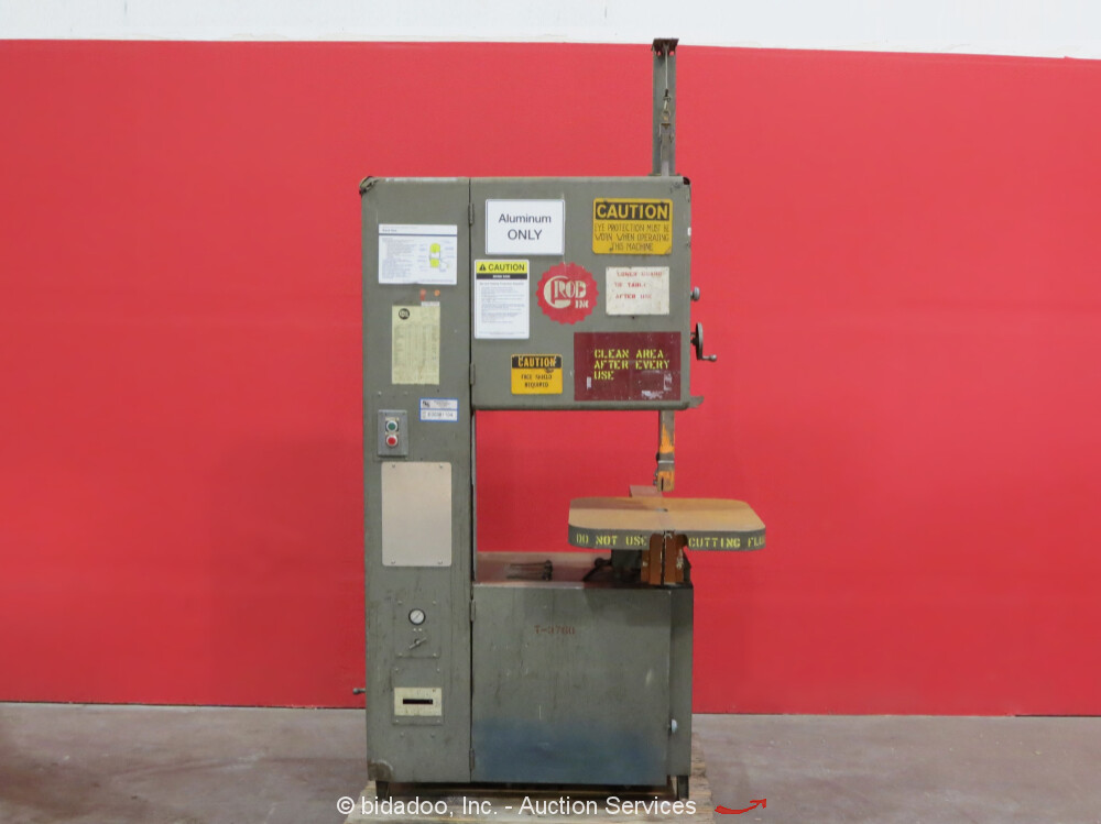 Grob 4V24 Vertical Band Saw 24" Metal Cutting Bandsaw 5,000 FPM 480V