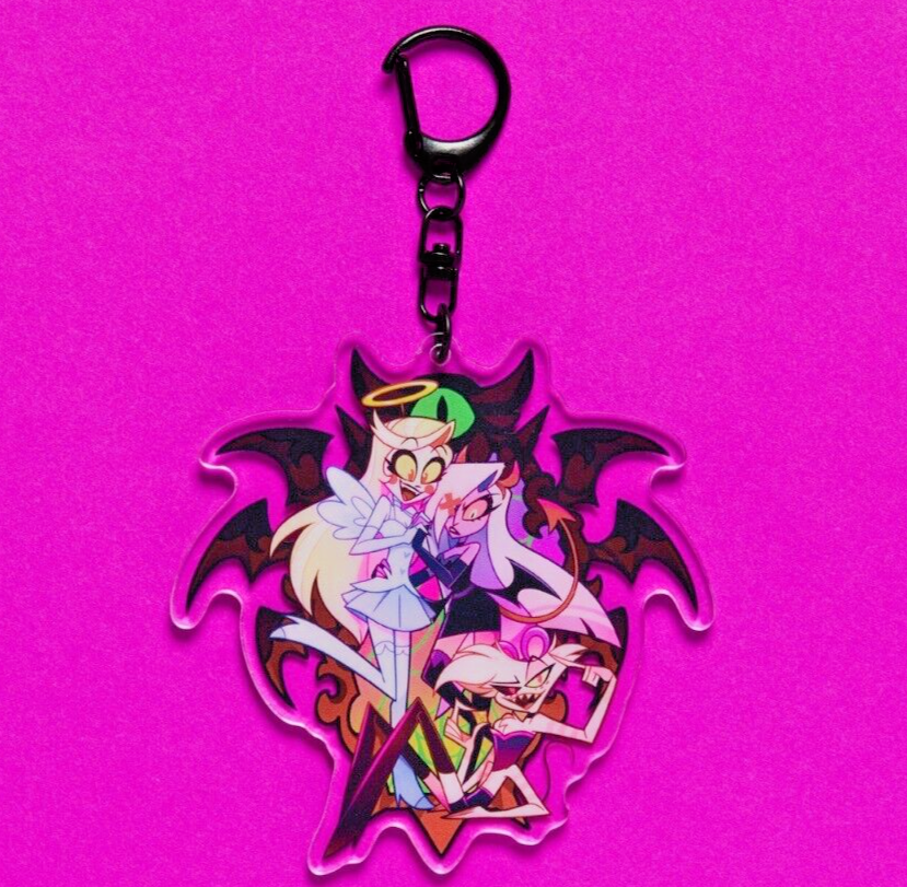 Hazbin Hotel Limited Edition Halloween Acrylic Keychain - Charlie