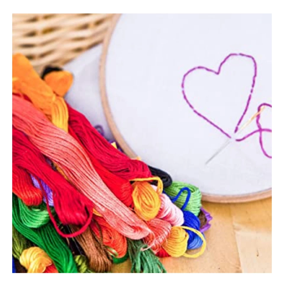 DMC Embroidery 36 Skeins Floss Pack, Anniversary or Holiday Colours & Scissors - Image 4 of 4