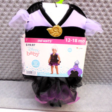Disney Ursula Villain Baby Girl Costume Size 12-18 Months Halloween