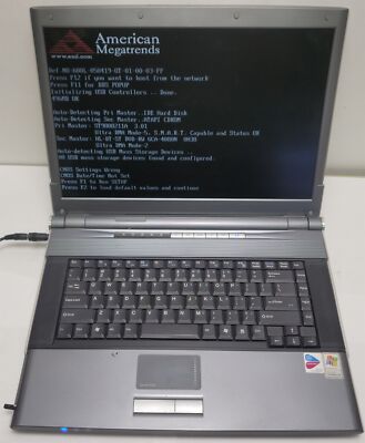 EliteGroup 600L Laptop, Intel Pentium M 1.70GHz , 500MB RAM, DVD-RW