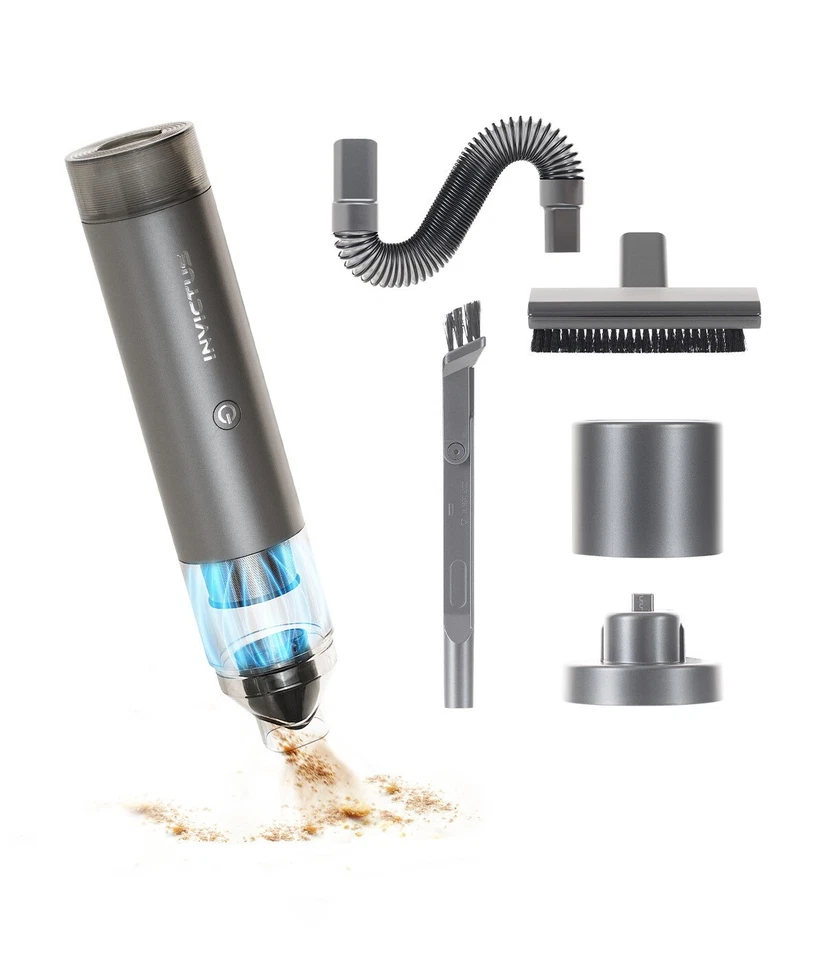 Genius INVICTUS ONE Table 9 tlg. tragbarer Auto Handstaubsauger 2in1 Luftpumpe