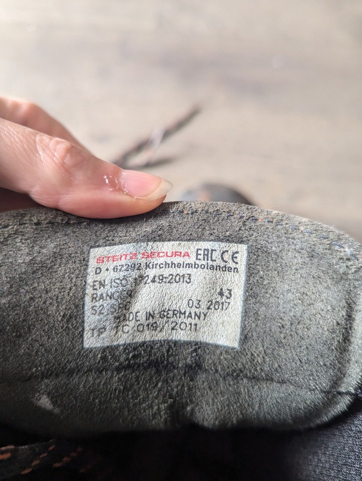 STiHL Chainsaw Ranger Boots Size 43 Uk Size 9 eBay