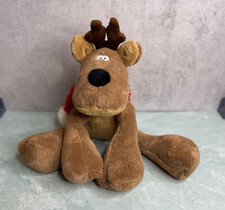 Hallmark Rodney Reindeer Plush Christmas Soft Stuffed Animal Toy bean bag