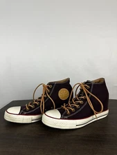 Converse Women’s Size 10 Chuck Taylor All Star Lux Hi Hidden Heel Wedge Purple