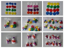 Counters and Dice packs, Tiddlywinks, 15mm / 22mm counters