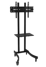 Techly Supporto mobile da pavimento per TV LED/LCD 32-70'' con mensola
