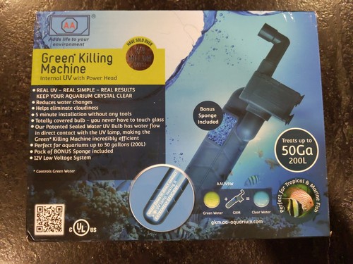 green killing machine 3w internal uv sterilizer with power head
