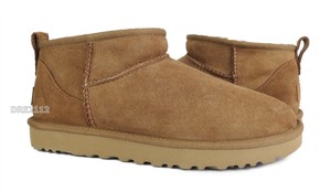 ugg mini boots size 7 chestnut