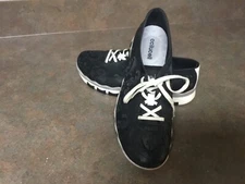 Women's Ccilu Rubber Black Lace Up Shoes Size 7 (CON59)