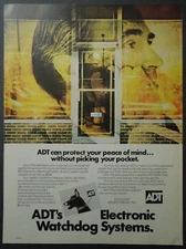 1978 ADT Electronic Watchdog Systems Magazine Ad