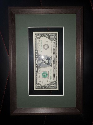 Jeff Gillette Minksy Dollar Edition Of 21, signed by artist, framed