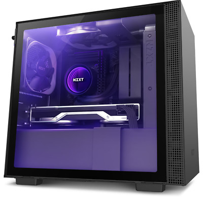 NZXT H210i Mini-ITX Gehäuse, Glasfenster, Schwarz Black/Matte Black- NEU