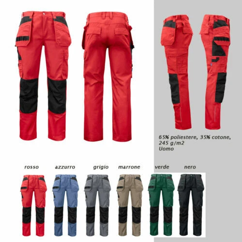 Pantaloni da uomo rossi