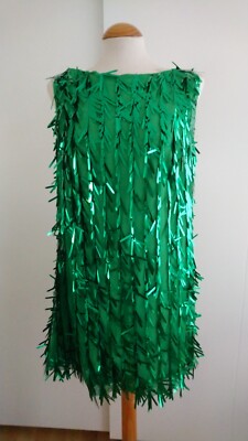 New GIULIA N COUTURE Italy Sparkling Mini dress-Prom/Special Occasion-Green-sz M