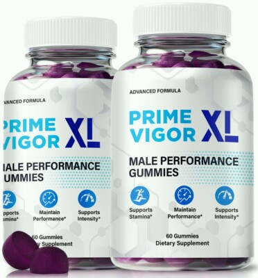 Prime Vigor XL Gummies for Men ed, PrimeVigor XL Advanced Male Gummy - 2 Pack