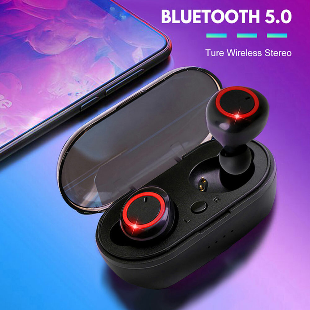 Bluetooth 5.0 Earphone TWS Wireless Headphone Stereo Headset Sport Earbud