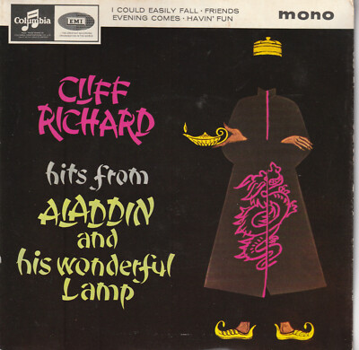 CLIFF RICHARD & THE SHADOWS Cliff's hit's from Aladdin & his Columbia SEG 8395