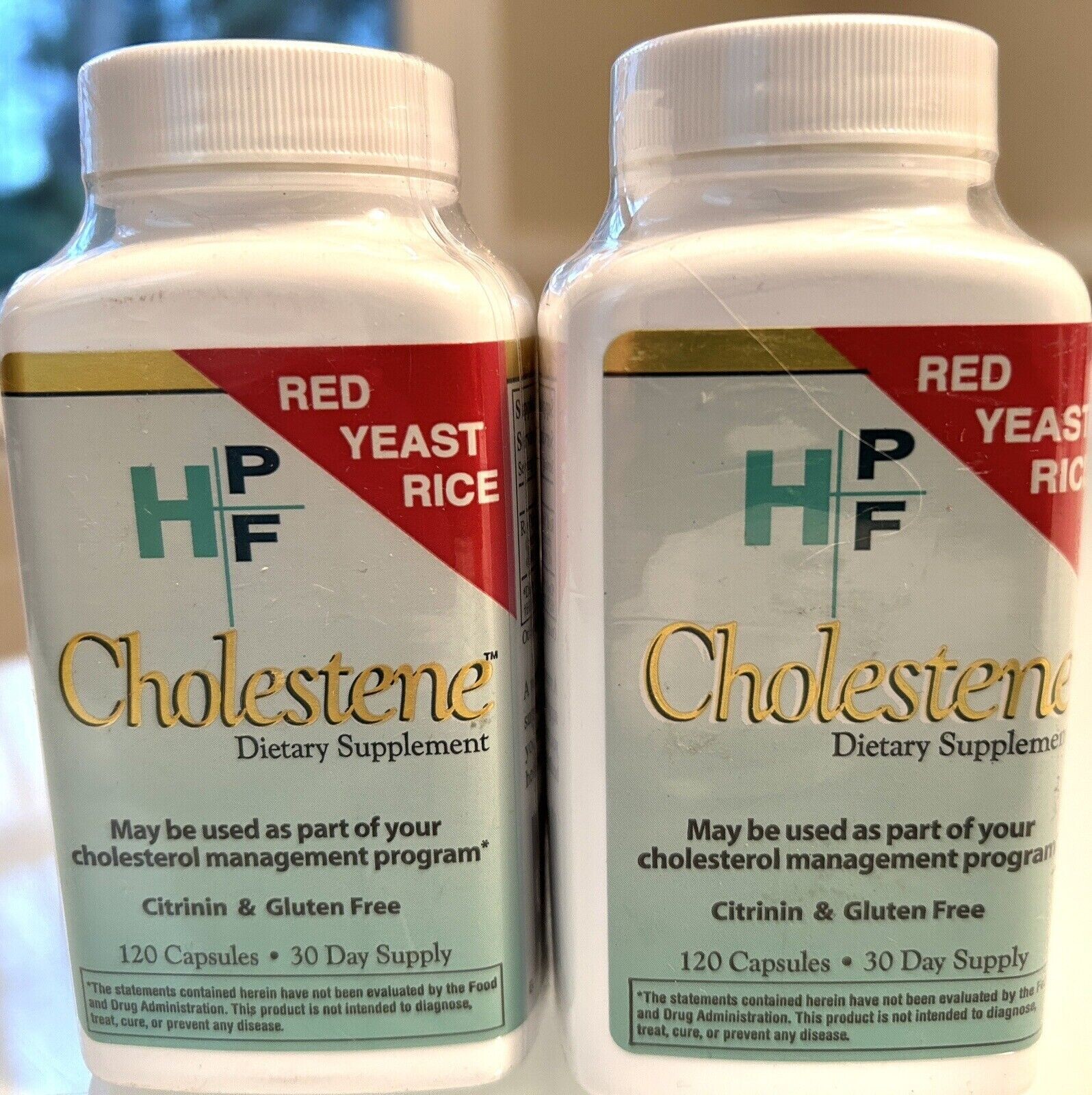 2 Pk HPF Red Yeast Rice Cholastene 120 Cap Exp 6/24 eBay