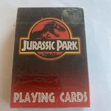 Jurassic Park Playing Cards Vintage 1993 The US Playing Card Co Made In USA New!