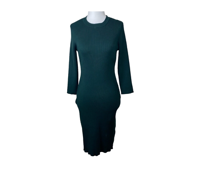 dkny bodycon dress Donna Karan Women's Sleeveless Midi Ruched Dress in Black main image 1
