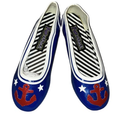 FUNTASMA Sailor Nautical American Election Vote Costume Anchor Ballet Flats 5