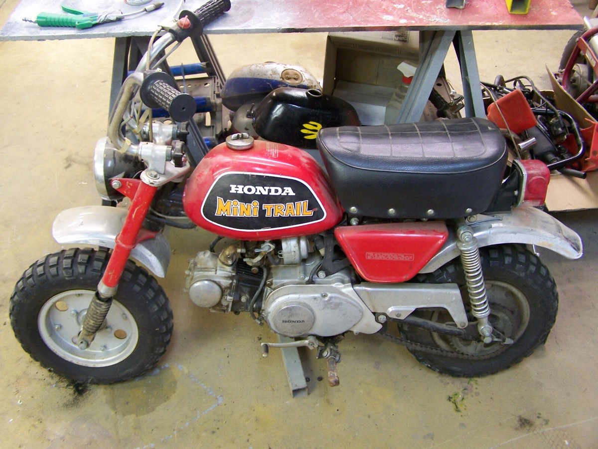 HONDA Z50 1972 WARNING LABEL (GOLD BIKE) DECAL SET K3 REPRO Z50A
