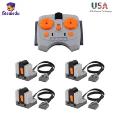 5PCS Power Functions Set 8879 Remote 8884 IR Receiver Motor Train Toy For Lagoes