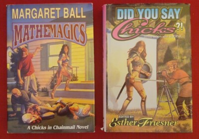 Chicks In Chainmail 2 Book Lot Margaret Ball Esther Friesner Mathemagics Did You