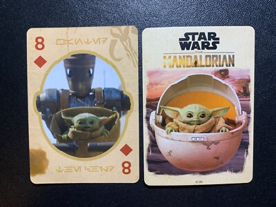 Swap Playing Card   STAR WARS   THE MANDALORIAN   Eight of Diamonds