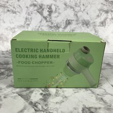 Electric Handheld Cooking Hammer Vegetable Cutter Set Food Chopper USB-C Tested
