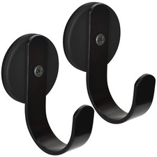 2 Pack Magnetic Wreath Metal Hanger Hooks for Steel Metal Doors Surfaces