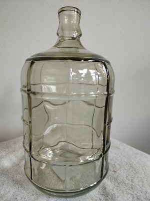 Creative Co-op DF0440 6'' x 10.5'' Carboy Glass Vintage Bottle Green