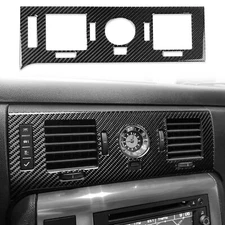 Center Console Air Vent Outlet Panel Trim For Hummer H2 08-09 Real Carbon Fiber
