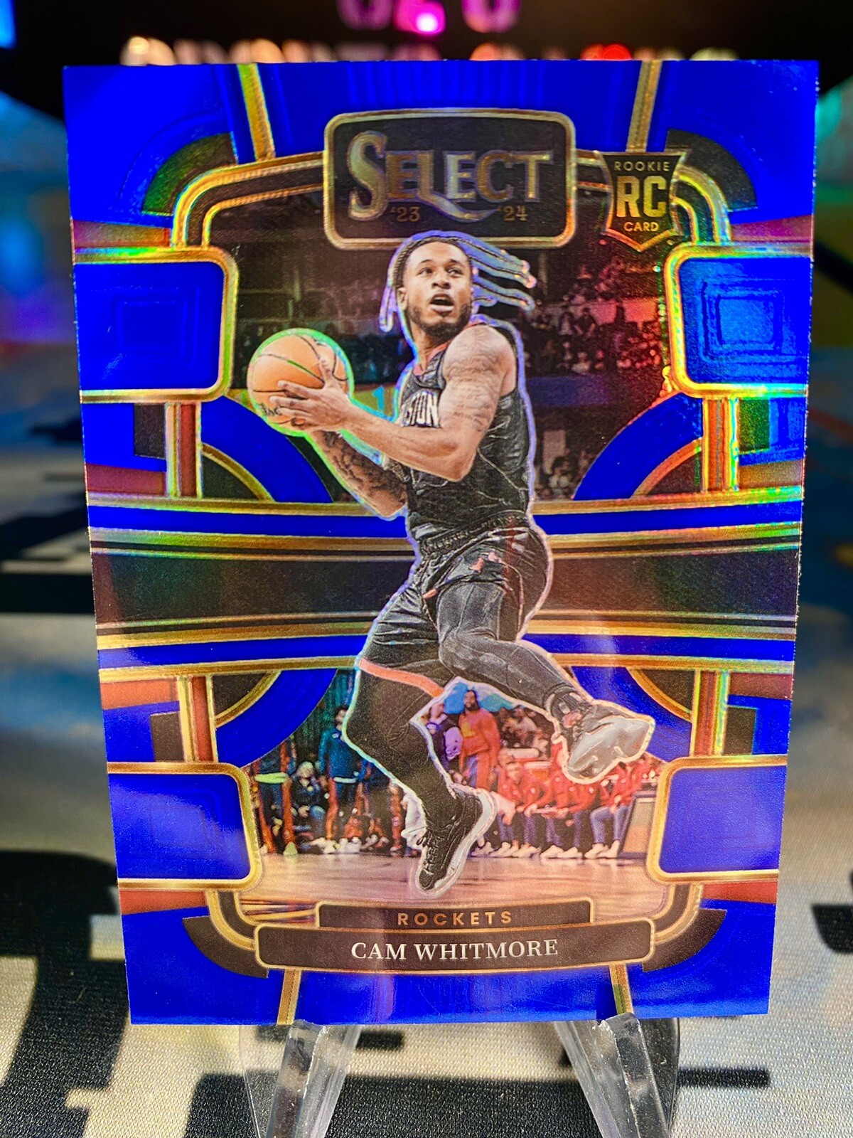 2023-24 Cam Whitmore Panini Select Concourse Blue Prizm Rookie Card #69