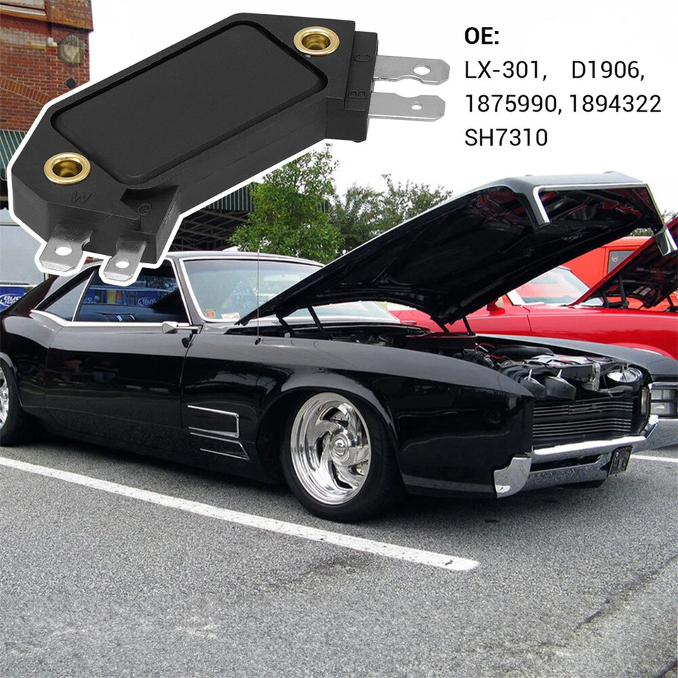 Módulo de control de encendido distribuidor HEI de 2 piezas 4 pines para GM Chevy 1974-1988 NUEVO Foto 2 de 4