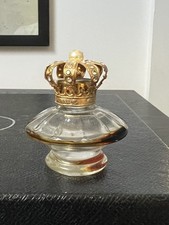 Myrna Pons Antiguo Frasco DE Parfum Con Corona Metalica Y Perlita Flakon