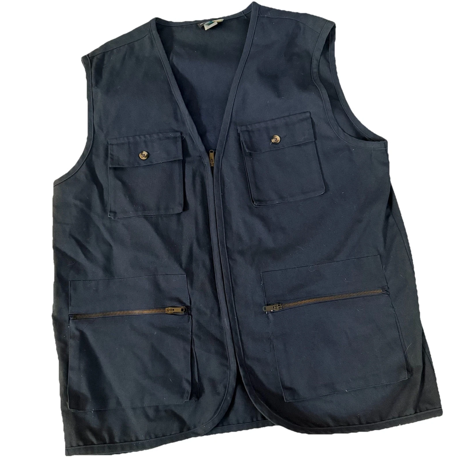 Vintage Utility Vest Men’s L/XL 100% cotton Zipper Pockets Be-Bop Baggy See Note
Opens in a new wind