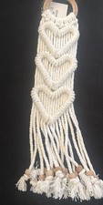 Wall Decor Macrame Wall Art Natural Color Hearts